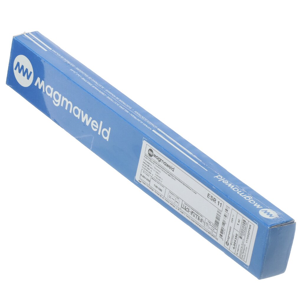   Порядок Электроды Magmaweld, ESR 11, 4х350 мм, 1 кг, картонная коробка, рутил-целлюлозные, аналог АНО36, MP3, OK46