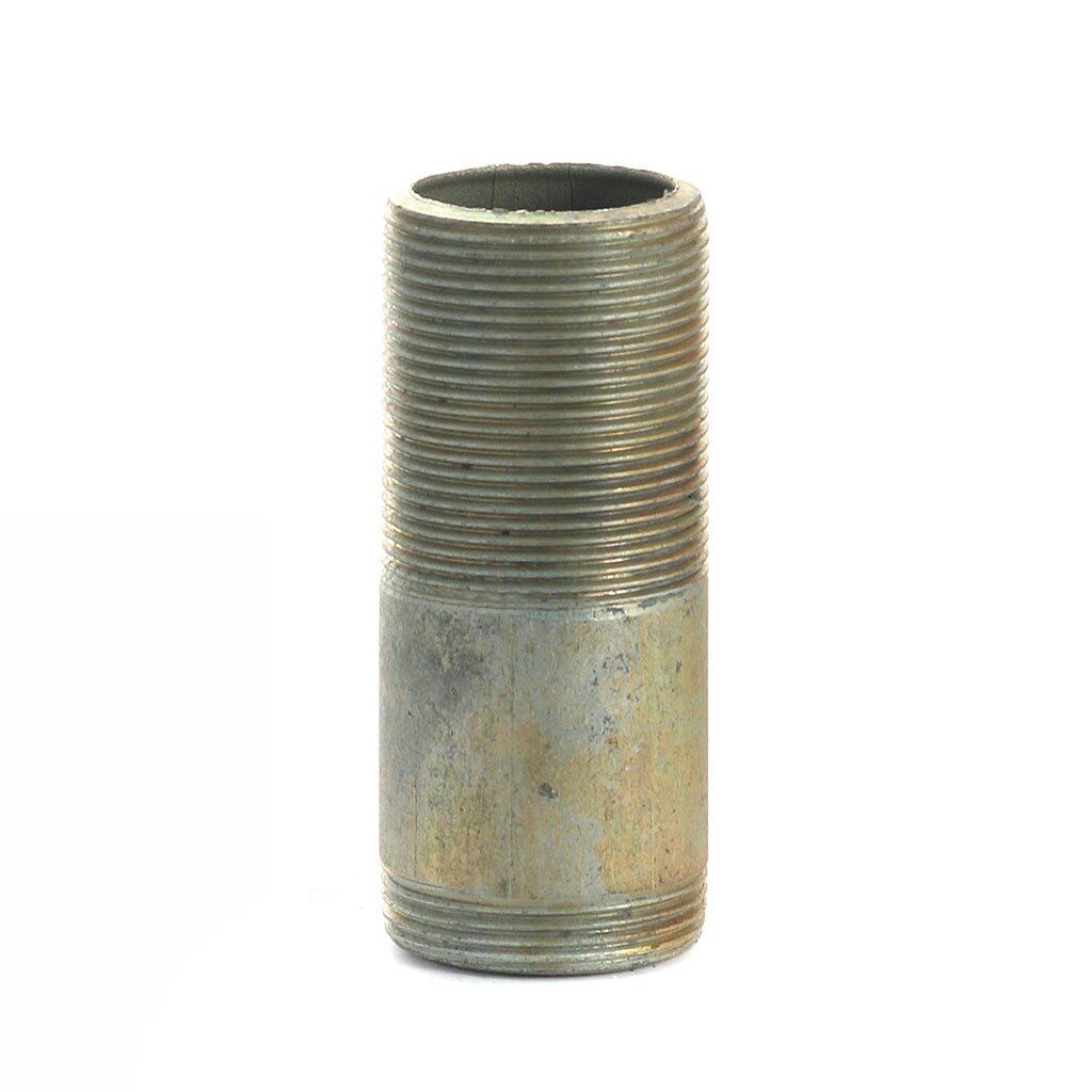 Сгон 3/4, DN 20, сталь, оцинкованный, L=90