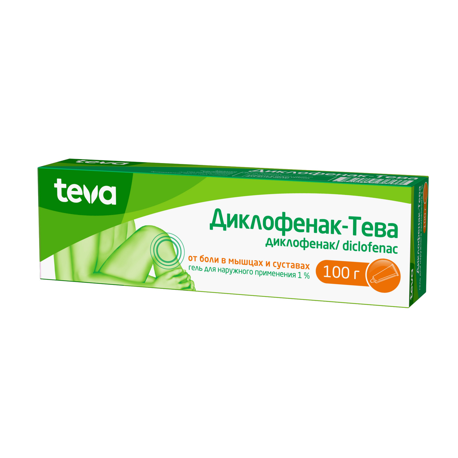   Аптека Ригла Диклофенак-Тева гель 1% 100г