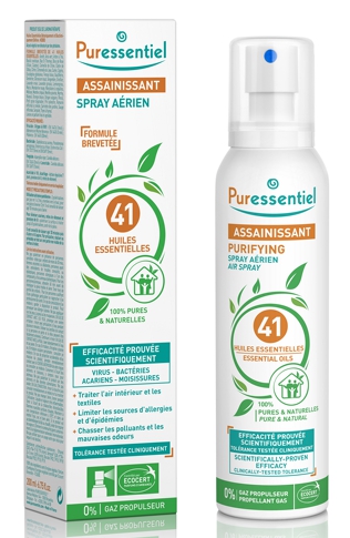 Puressentiel Purifying Спрей для воздуха очищающий 41 эфирное масло 200мл