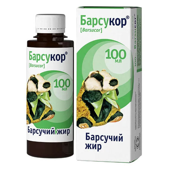 Прочие сборы Барсукор Барсучий жир 100мл