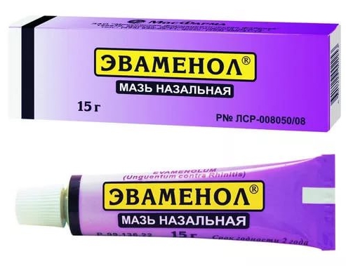 Эваменол (мазь от насморка) 15г