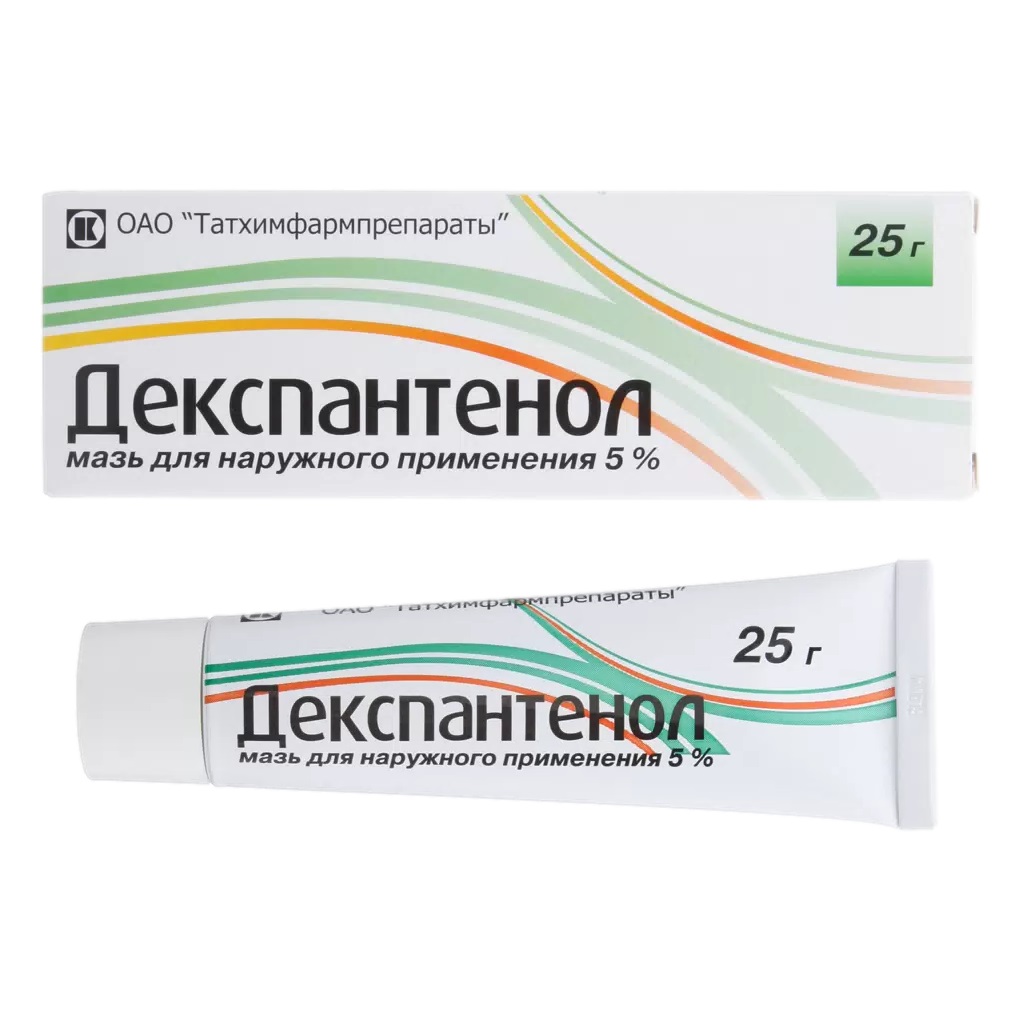 Лечение Дерматита  Аптека Ригла Декспантенол мазь 5% 25г