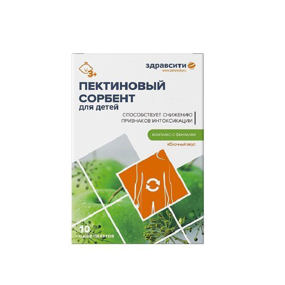   Аптека Ригла Здравсити пектиновый комплекс пор. саше. 7г №10 Яблоко БАД