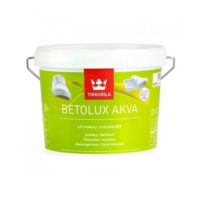 Краска Tikkurila Betolux Akva для пола база А 9л