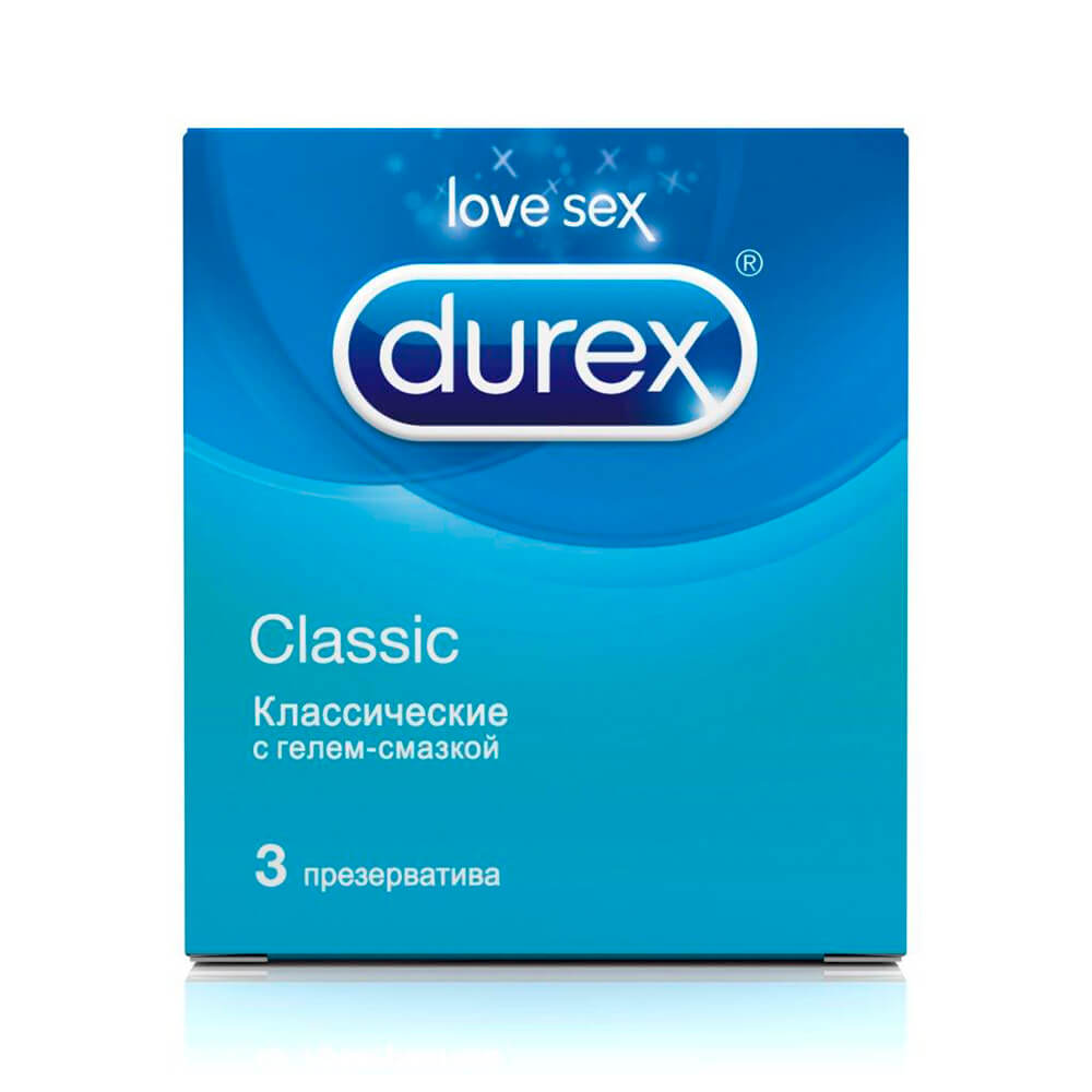 Презервативы Durex 3шт классик