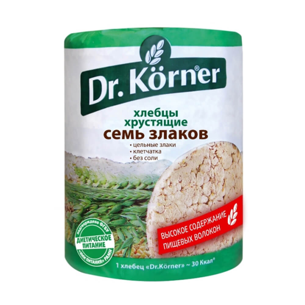  Хлебцы Dr.Korner 100г семь злаков хлебпром