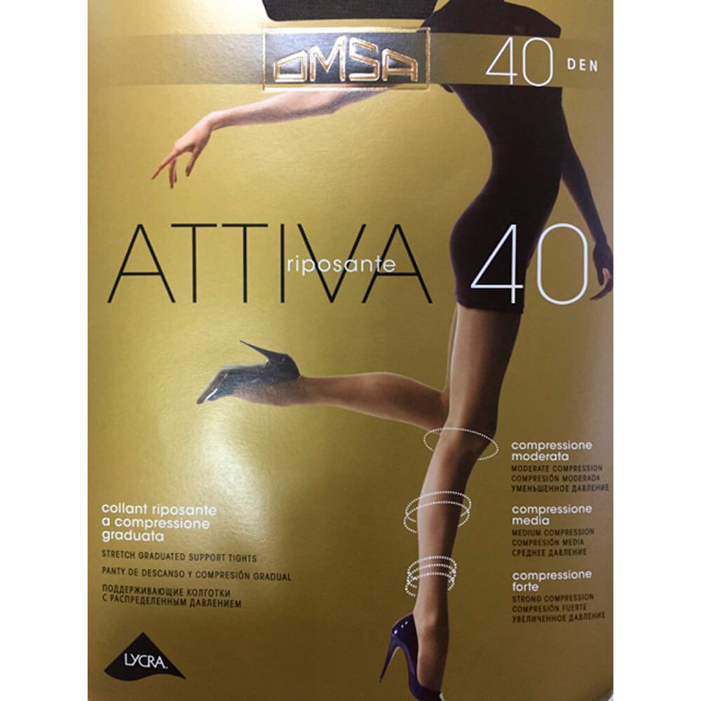 Колготки Omsa аттива 40 ден лола р.3