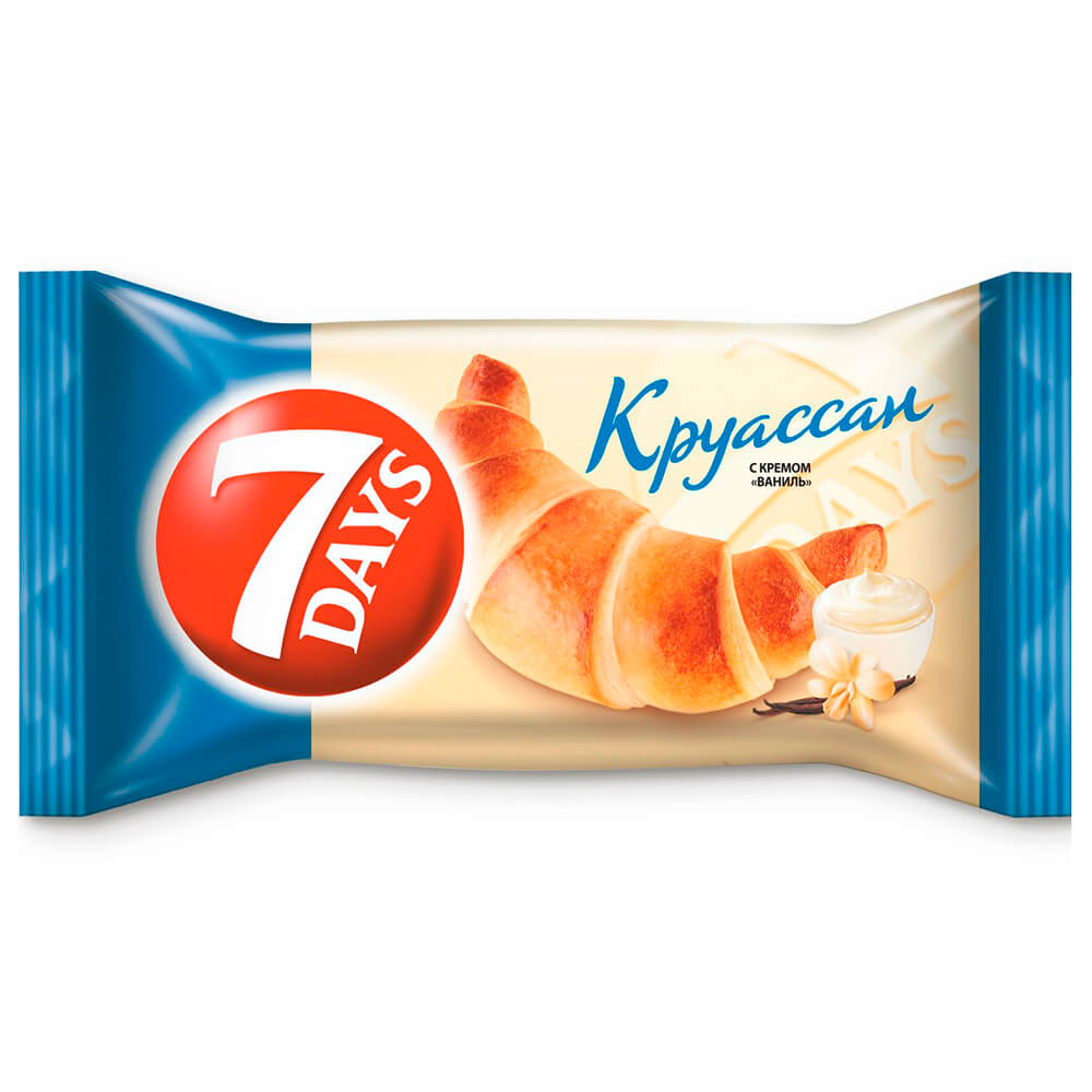 Круассан 7 Days 65г с кремом ваниль Чипита