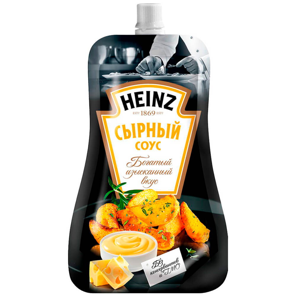  Соус Heinz 230г сырный дой-пак