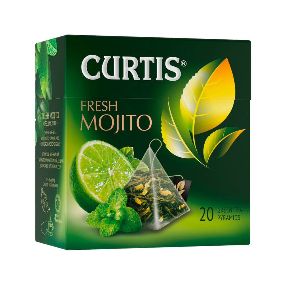 Чай Curtis 20 пир*1.7 г фреш мохито зеленый