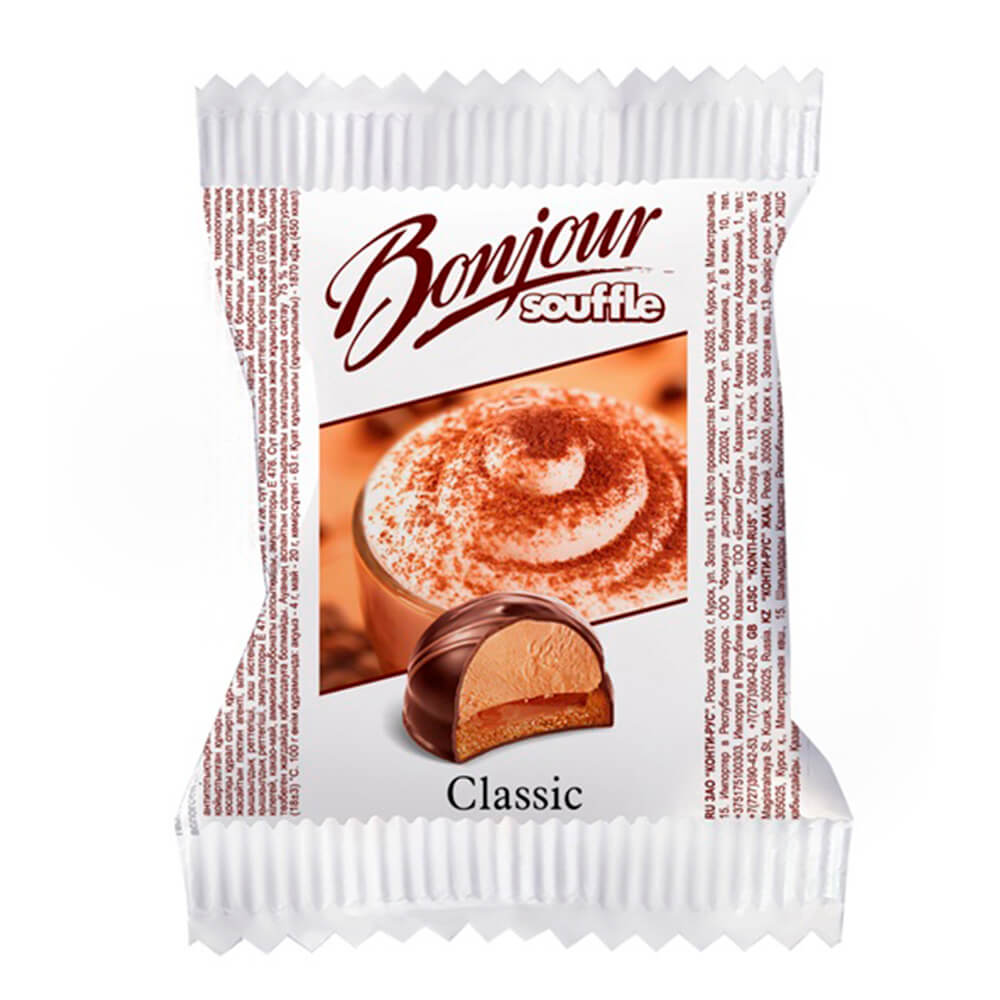 Десерт Bonjour Souffle 29г классик Konti