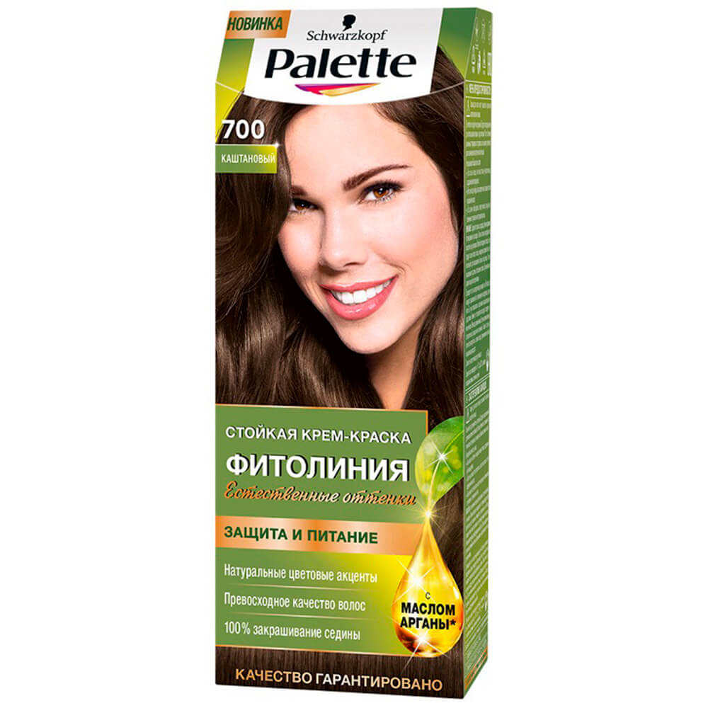 Краска для волос Palette фитолиния 700 каштановый