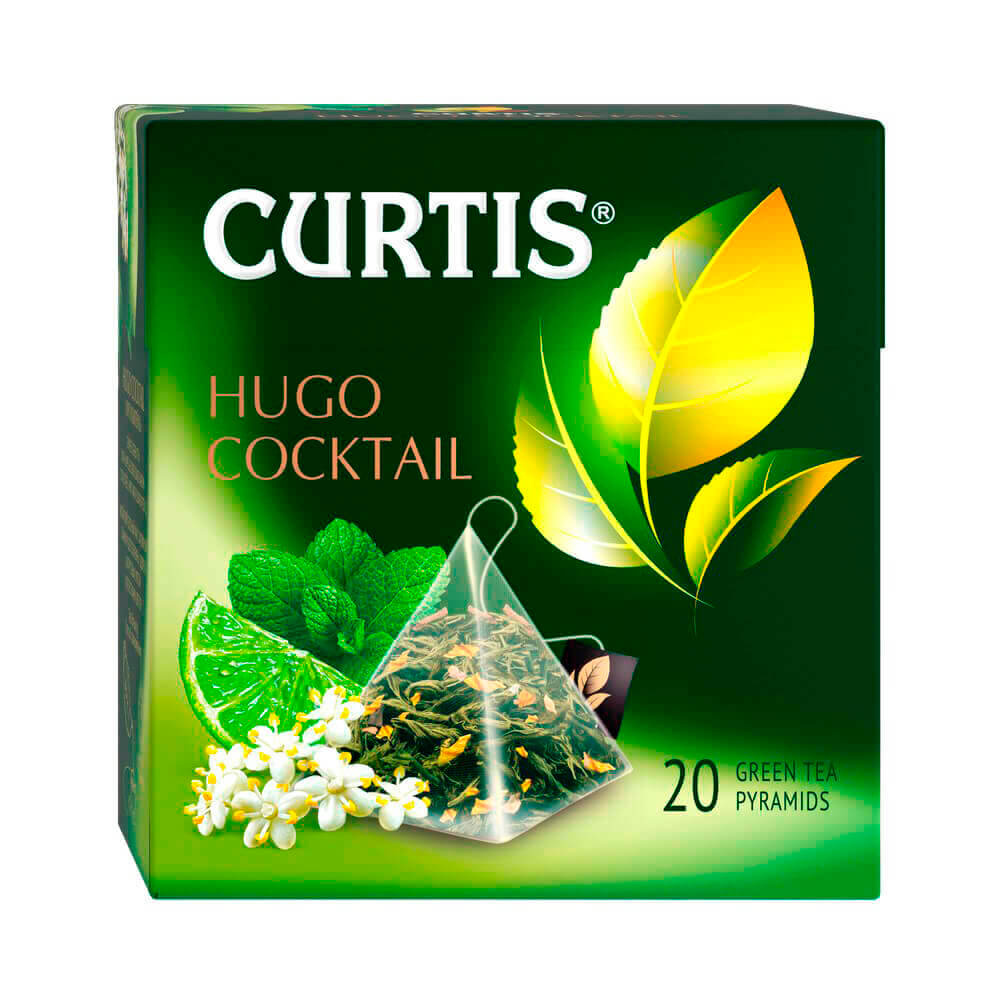 Чай Curtis 20 пир*1.8 г хуго коктейль зеленый