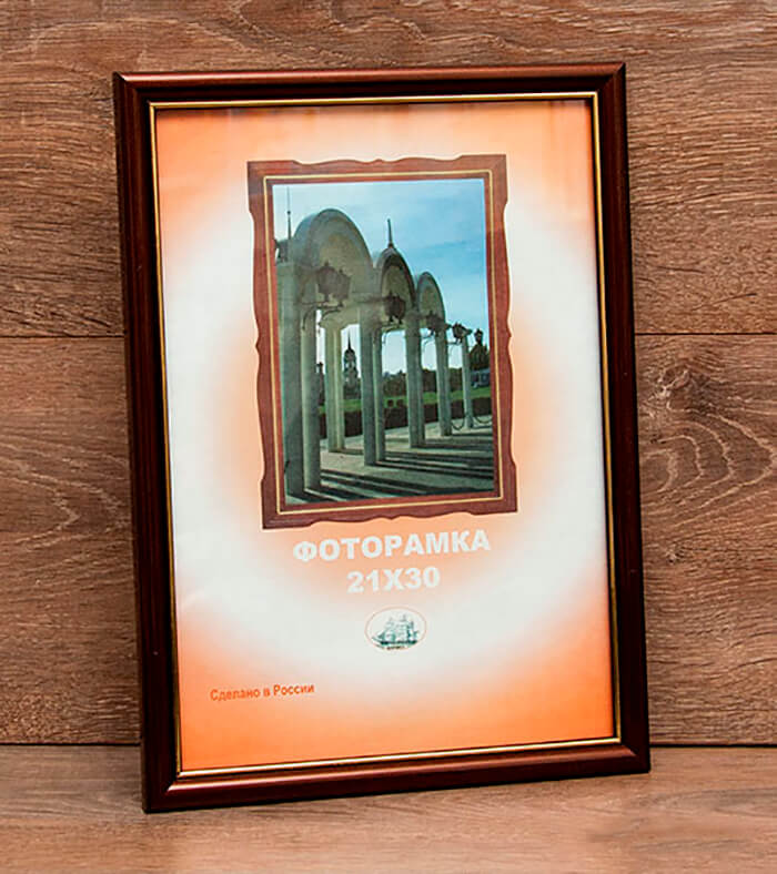  Фоторамка 10*15см пластик стекло темная d1503w-409a 10x15