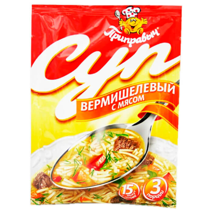 Суп приправыч 60 г вермишелевый с мясом