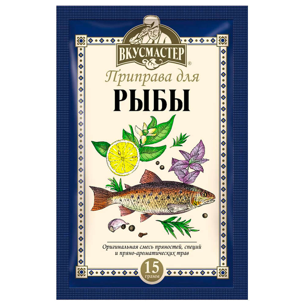Приправа Вкусмастер 15г для рыбы