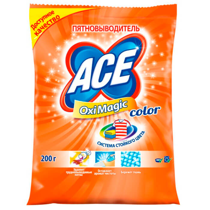 Пятновыводитель ACE 500г оксимэджик колор