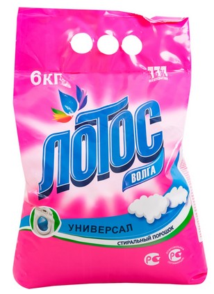 Стиральный порошок лотос-волга 6 кг универсал п/п
