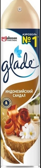 Освежитель воздуха Glade 300 мл индонезийский сандал