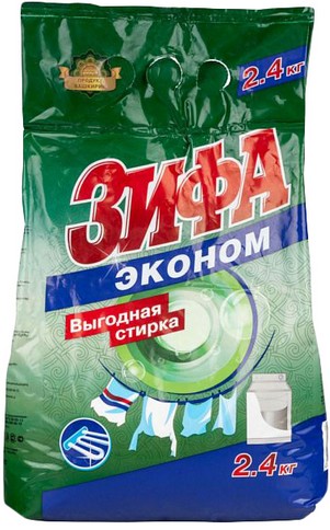 Стиральный порошок зифа 2.4 кг эконом