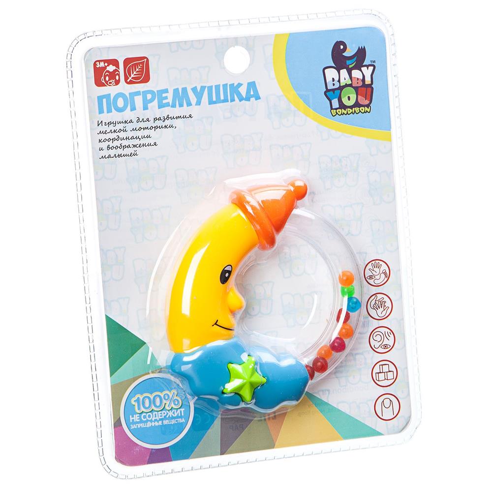  Погремушка бондибон месяц 6608 6 вв1787