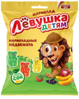  Тут Просто Мармелад жевательный левушка детям 70 г медвежата славянка