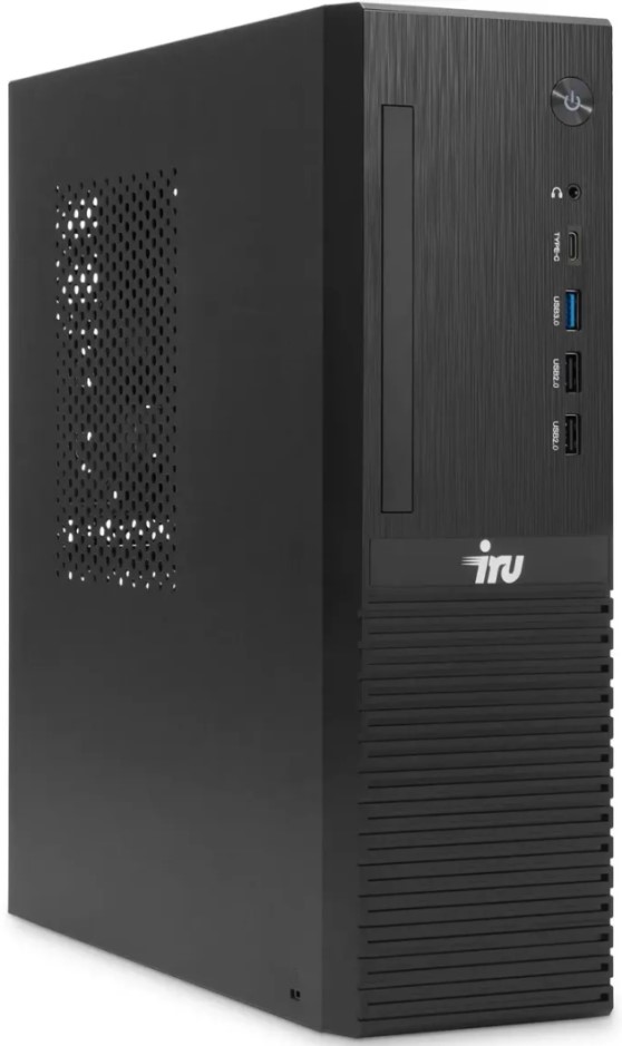 Компьютер iRu 310SC SFF 1969071 i5 12400/16GB/512GB SSD/UHDG 730/GBitEth/200W/Win11Pro/black
