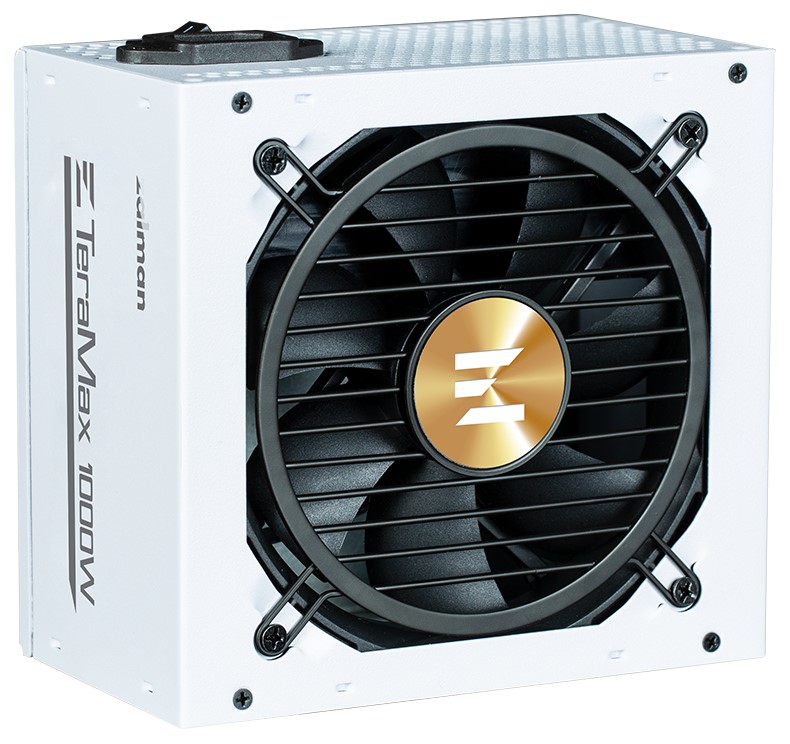 Блок питания ATX Zalman ZM1000-TMX2 WH 1000W, APFC, 80+ Gold Gen5, Full Modular, 120mm Fan, White, Retail