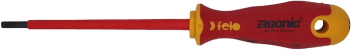 Отвертка диэлектрическая Felo 41304590 Ergonic плоская шлицевая 4,5X1,0X125