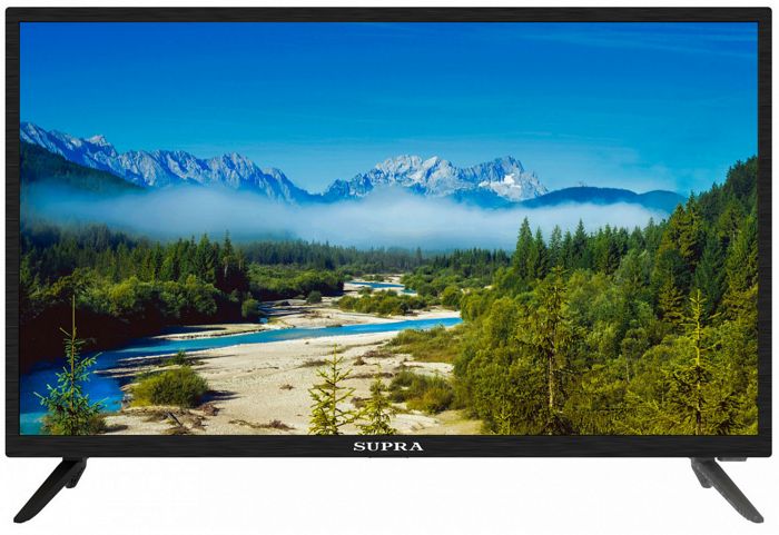 Телевизор LED Supra STV-LC32LT0045W черный/HD READY/60Hz/DVB-T/DVB-T2/DVB-C/USB (RUS)
