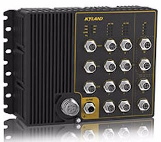 Коммутатор управляемый Kyland Aquam8612 302242885 Layer 3 managed, support NAT based on hardware, 8*10/100M Base-TX pushpull M12 connector ports, 24VD