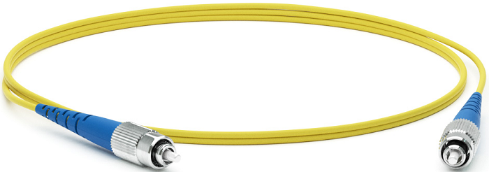 Патч-корд волоконно-оптический Hyperline FC-S2-9-FC/UR-FC/UR-H-2M-LSZH-YL (шнур) SM 9/125 (OS2), FC/UPC-FC/UPC, 2.0 мм, simplex, LSZH, 2 м