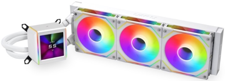 Система охлаждения жидкостная Lian Li GA II LCD SL-INF 360 White G89.GA2ALCD36INW.R0 LGA1155/1156/1150/1151/1200/1700/AM4/AM5 (3*120mm, 3600rpm, 32dBa