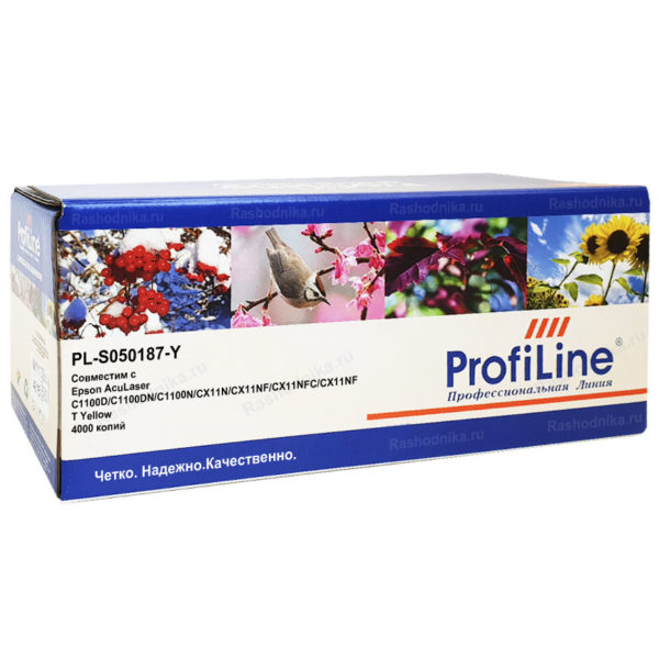 Картридж ProfiLine PL_S050187_Y для Epson AcuLaser CX11/C1100 yellow 4000 копий