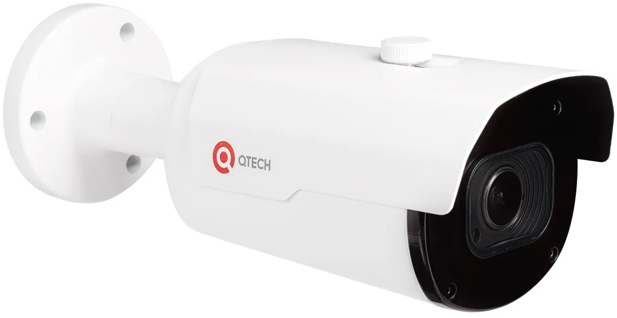 Видеокамера IP QTECH QVC-IPC-R501AZ-PRO 5МП, цилиндрическая, в металлическом корпусе c защитным козырьком, с моторизированным объективом 2.7-13.5мм (1