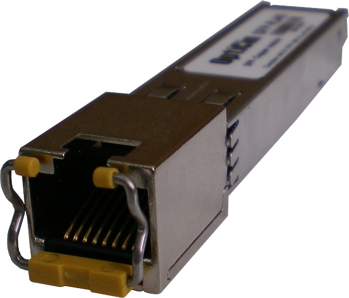 Модуль SFP Opticin SFP-RJ45 Gigabit Ethernet 1000Base-T,возможность горячей замены,RJ45