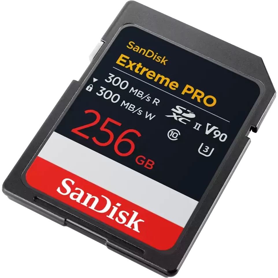   Xcom-Shop Карта памяти SDXC 256GB SanDisk Extreme PRO SDSDXDM-256G-GN4IN 300MB/s, UHS-II, Class 10, U3, V90