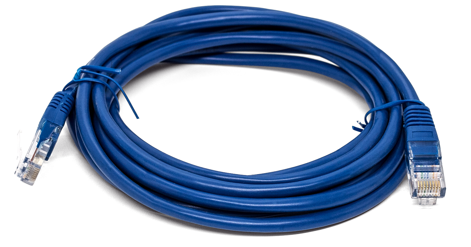 Кабель патч-корд U/UTP 5e кат. 5м Filum FL-U5-5M-BL 26AWG(7x0.16 мм), омедненный алюминий (CCA), PVC, синий