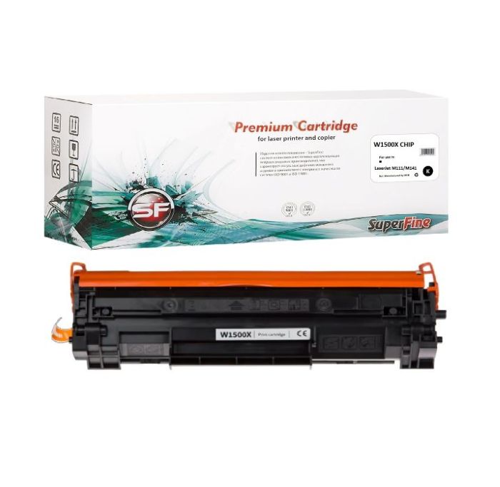 Картридж SuperFine W1500X SF-W1500X(ЧБС) для HP LJ-M111/M141 2K С ЧИПОМ БЕЗ СЧЕТЧИКА