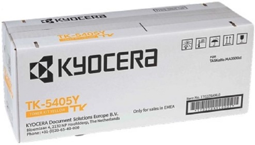 Тонер-картридж Kyocera TK-5405Y 1T02Z6ANL0 желтый для TASKalfa MA3500ci , 10 000 стр.