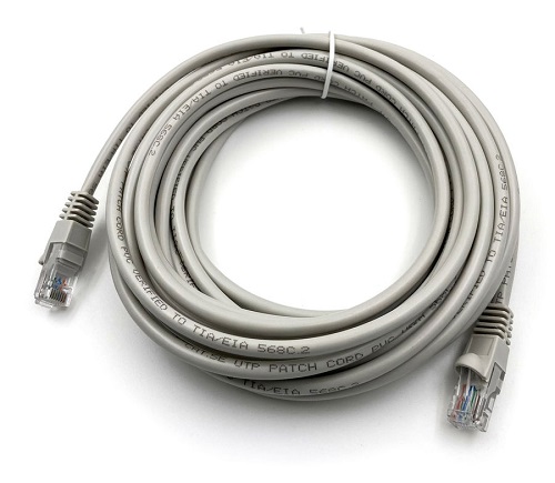 Кабель патч-корд U/UTP 5e кат. 7м Buro UTP-5E-7M-G литой (molded), 4 пары, 26AWG, CCA, серый