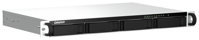 Сетевой RAID-накопитель QNAP TS-464eU-8G 4 отсека 3,5/2,5, 2 порта 2,5 GbE, HDMI-порт, 2 слота M.2 2280 SSD, стоечное исполнение,  1 блок питания. I