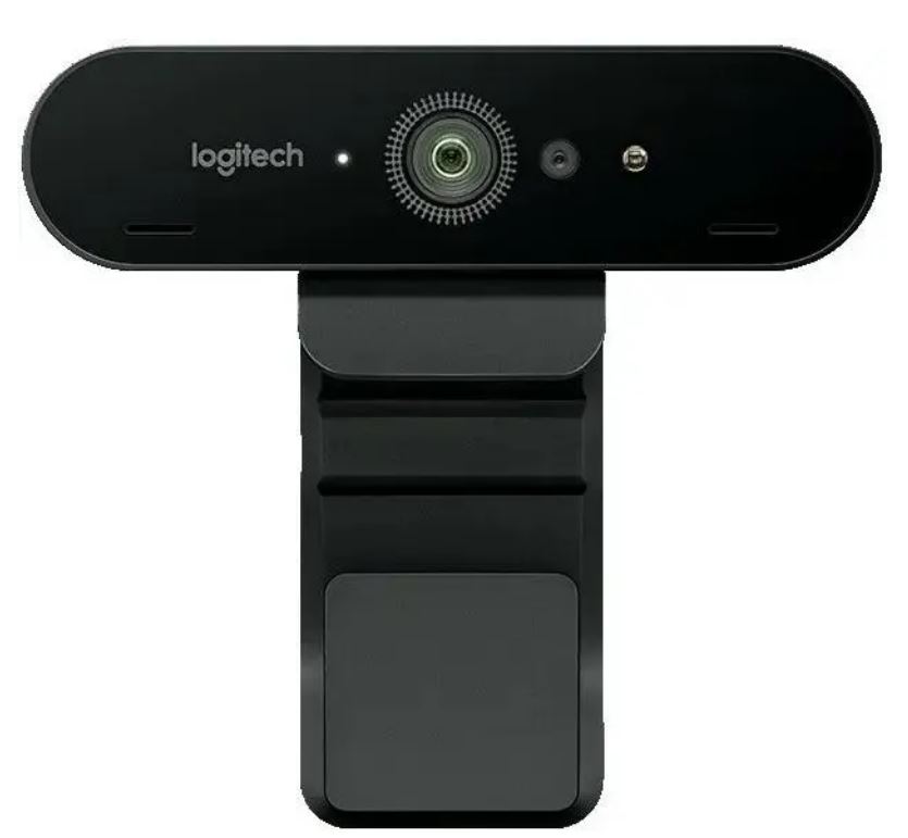 Веб-камера Logitech Brio 960-001107 13Mpix (4096x2160), USB3.0, с микрофоном, черный