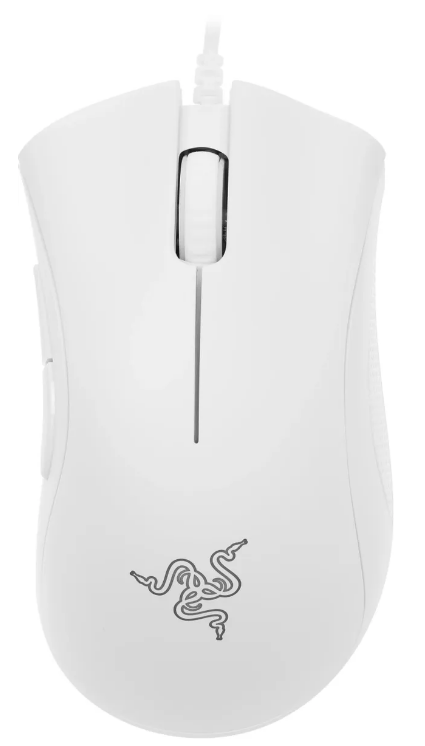 Мышь Razer DeathAdder Essential RZ01-03850200-R3C1 белая оптическая 6400dpi USB для ноутбука 5but (1896979)