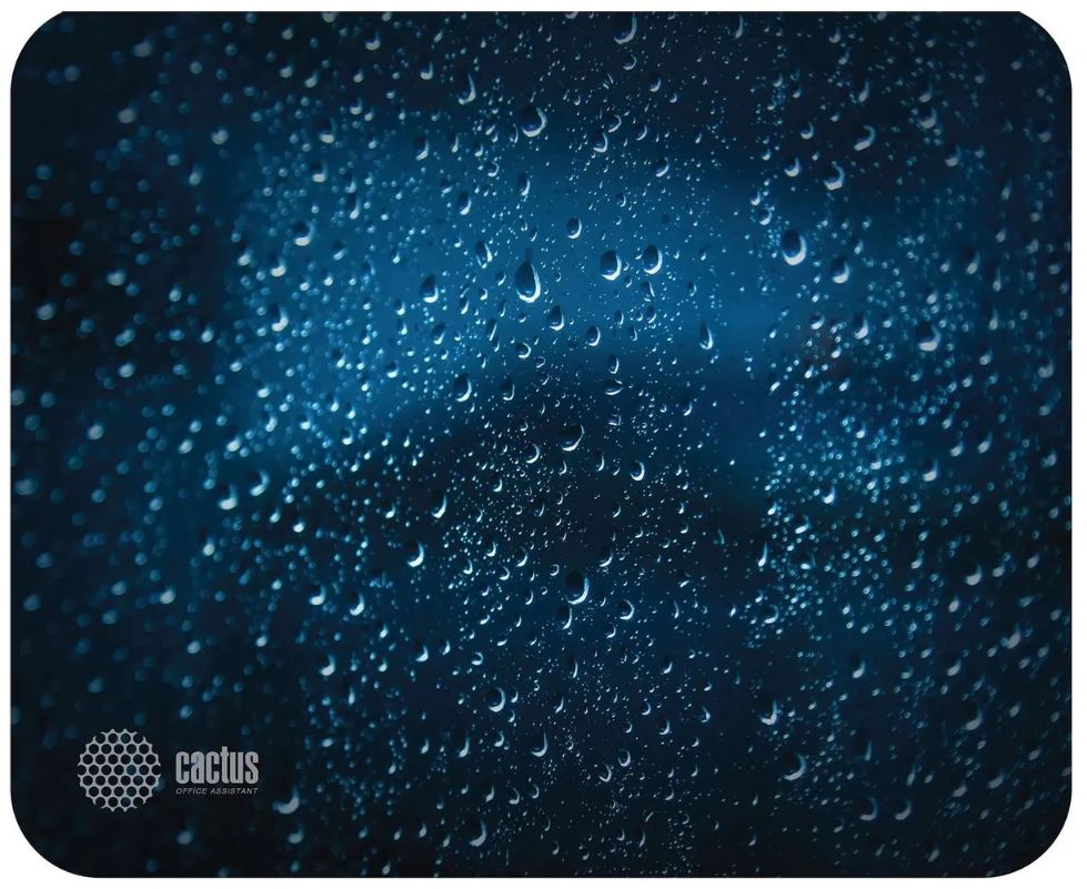 Коврик для мыши Cactus CS-MPC-P05XS Water Drops 220x180x2мм