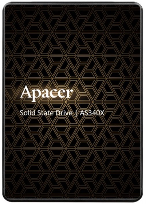 Накопитель SSD 2.5'' Apacer AP960GAS340XC-1 AS340X 960GB SATA 6Gb/s 550/510MB/s IOPS 93K/80K MTBF 1.5M 560 TBW