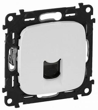Розетка Legrand 753738 Valena ALLURE DIY, ТЛФ 1-ая (RJ11), белая