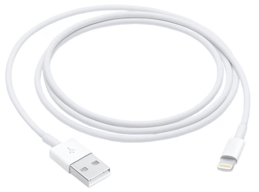 Кабель интерфейсный Apple Lightning to USB 1m (MUQW3,MXLY2, MQUE2, MD818)