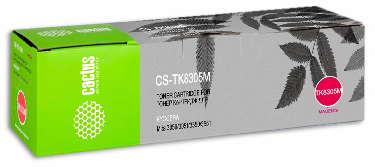 Картридж Cactus CS-TK8305M пурпурный для Kyocera Mita 3050/3051/3550/3551 (15000стр.)